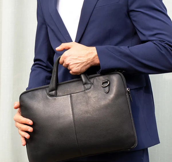 Men's Genuine Leather Business Handbag