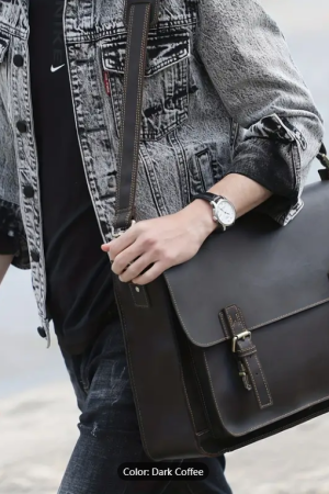 Genuine Leather Briefcase For Men