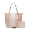 Crocodile Embossed Tote Bag Set - Image 3