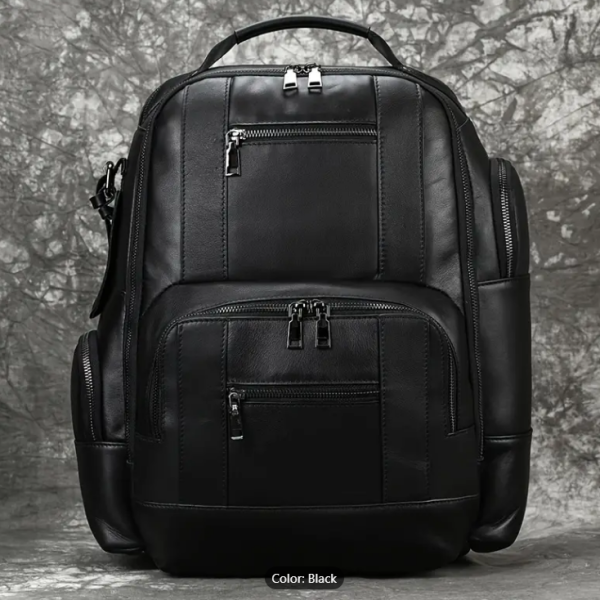 Men's Genuine Leather Backpack