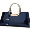 Patent Leather Handbag - Image 4