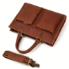 Cowhide Leather Laptop Bag - Image 5