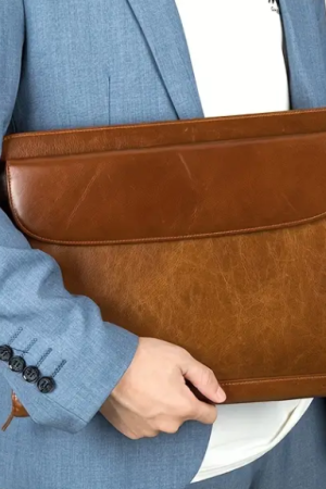 Men's Leather Clutch Bag